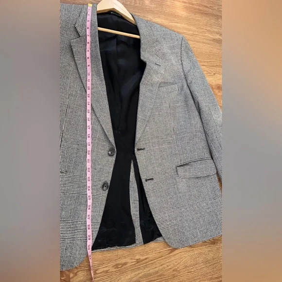 Vintage Burberry Plaid Sports Coat - Picture 9 of 13